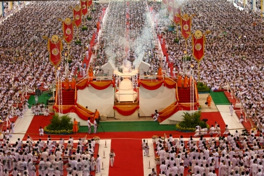 Devostock Buddhists Crowd Meditate People 0