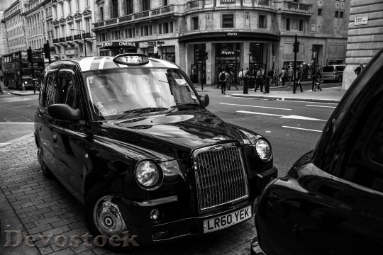 Devostock Cab Oldtimer Taxi Car