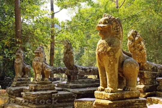 Devostock Cambodia Angkor Temple Bantaey