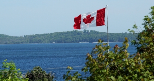 Devostock Canada Canadian Flag Flag
