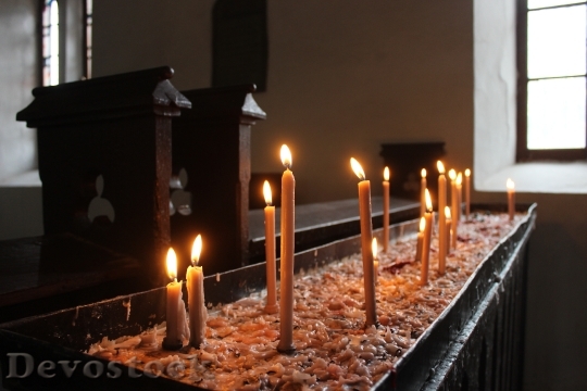 Devostock Candles Church Religion Faith