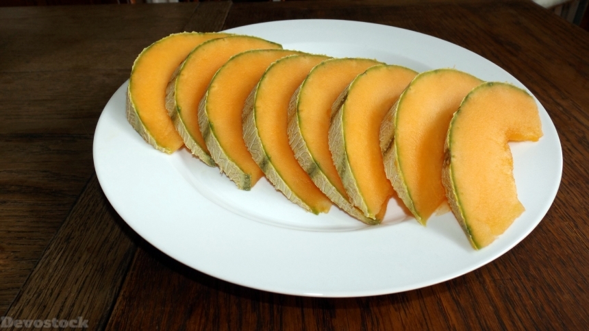 Devostock Cantaloupe Fruit Food Power