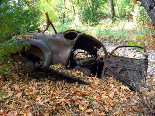 Devostock Car Abandoned Rusted Old