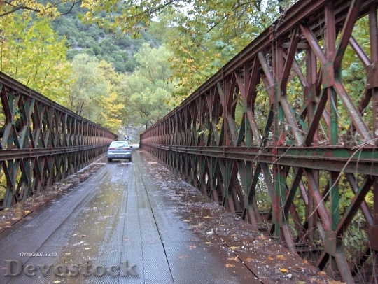 Devostock Car Bridge Travel Road
