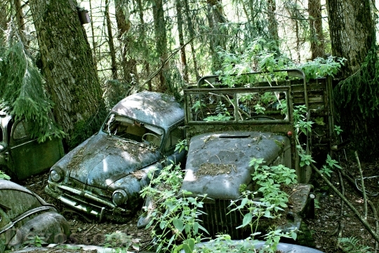 Devostock Car Cemetery Discarded Old