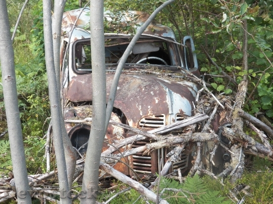 Devostock Car Junk Rust Damaged