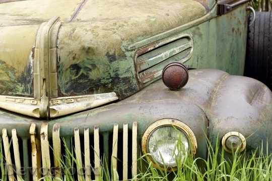 Devostock Car Rust Antique Vehicle