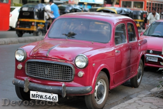 Devostock Car Vintage Old India