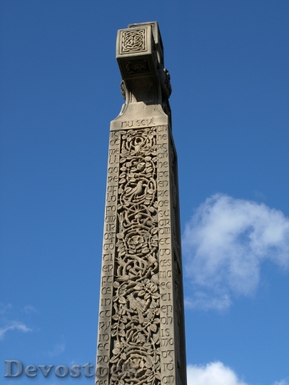 Devostock Celtic Cross Stone Religion