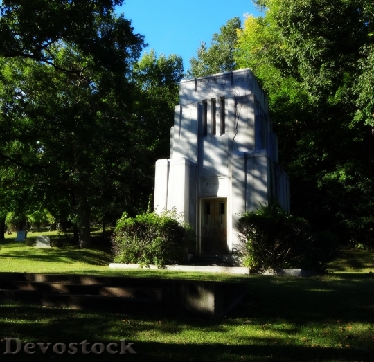 Devostock Cemetery Art Deco Mausoleum