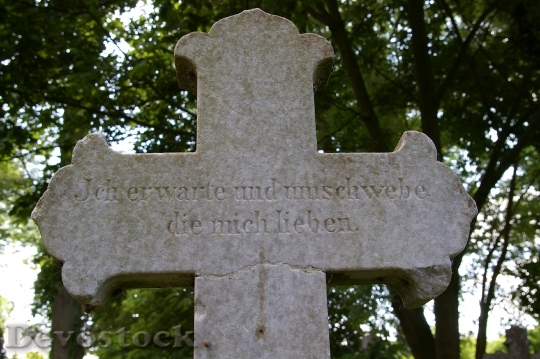 Devostock Cemetery Grave Stones Old