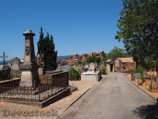 Devostock Cemetery Roussillon Old Cemetery