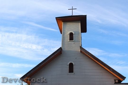 Devostock Chapel Church Cruz Sky