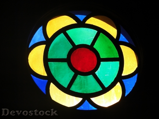 Devostock Chapel Stained Glass Glass