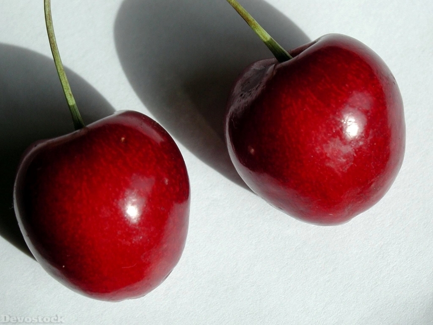 Devostock Cherries Close Up Macro