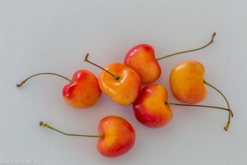 Devostock Cherries Fruit Fresh Healthy