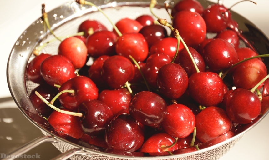 Devostock Cherries Fruit Fruits Red