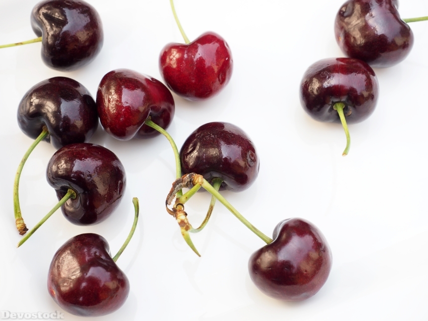 Devostock Cherries Fruit Organic Cherry