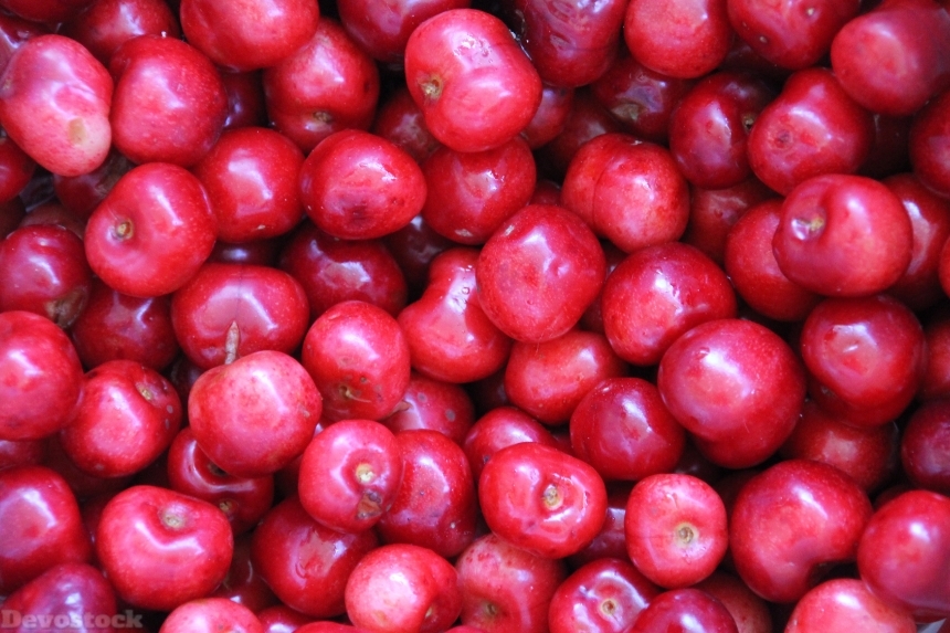 Devostock Cherries Fruit Red Spring