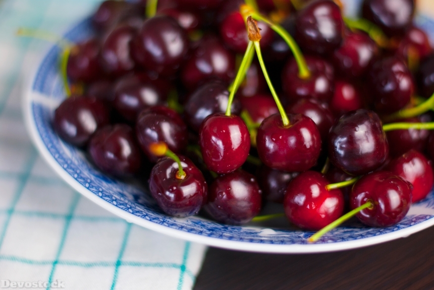 Devostock Cherries Fruits Food Healthy