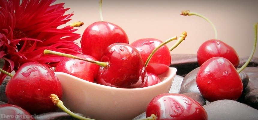 Devostock Cherries Fruits Fruit Vitamins 1