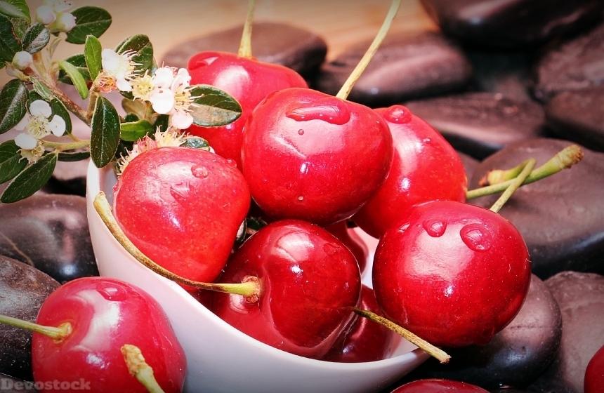 Devostock Cherries Fruits Fruit Vitamins 4