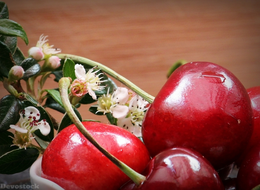 Devostock Cherries Fruits Fruit Vitamins