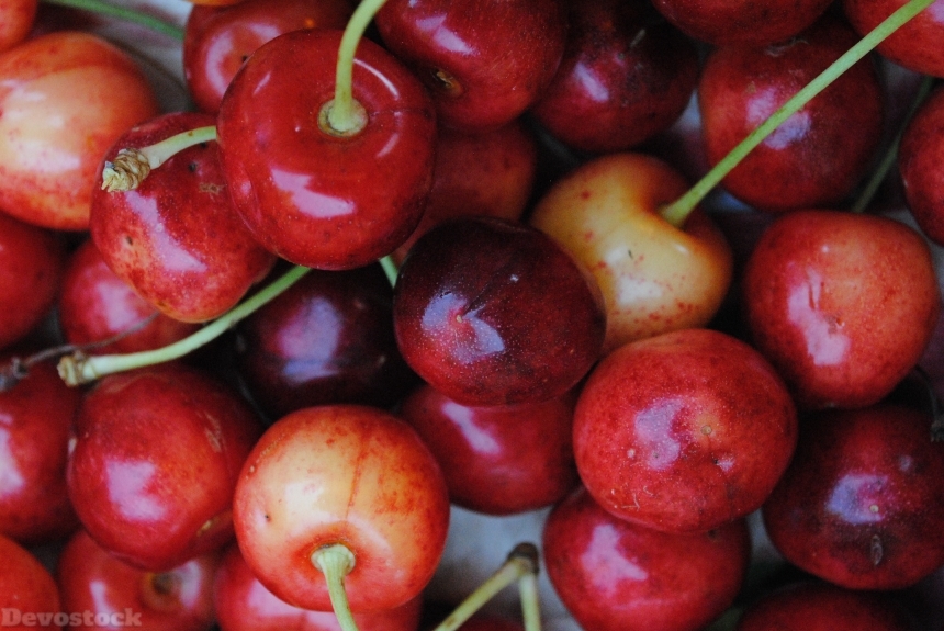 Devostock Cherries Fruits Red Summer