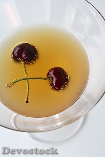 Devostock Cherry Drink Martini Cocktail 1