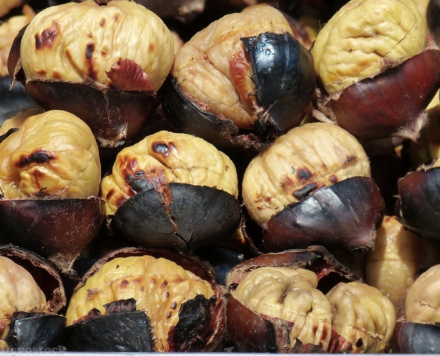 Devostock Chestnuts Chestnut Fruit Nut