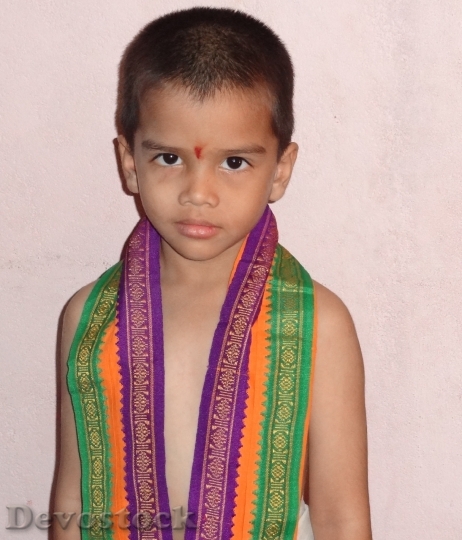 Devostock Child Indian Boy Costume