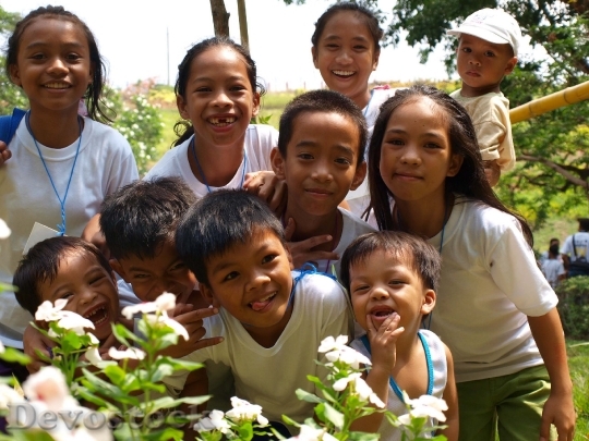 Devostock Children Smiling Asian Filipino 0
