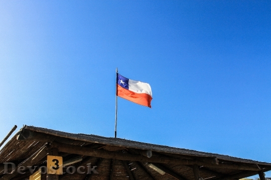 Devostock Chilean Flag Chile Sky
