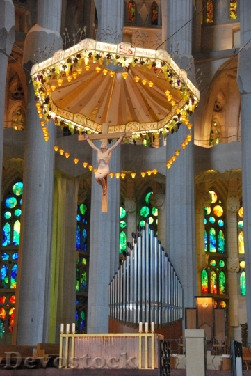Devostock Christ Sagrada Familia Cathedral