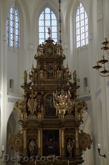 Devostock Church Altar Perspective Religion 0