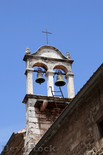 Devostock Church Bells Cross Religion