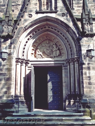 Devostock Church Building Architecture Door