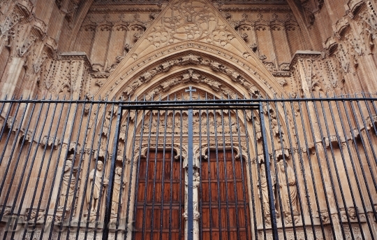 Devostock Church Cathedral Entrance Gate