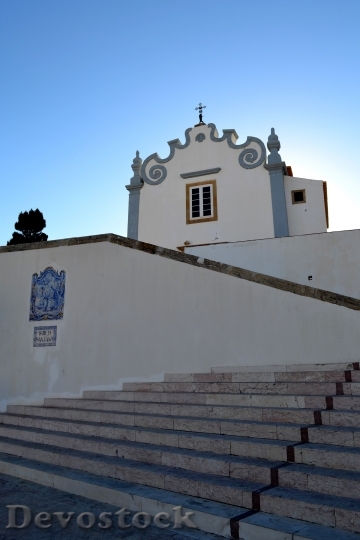 Devostock Church Chapel Stairs Mediterranean