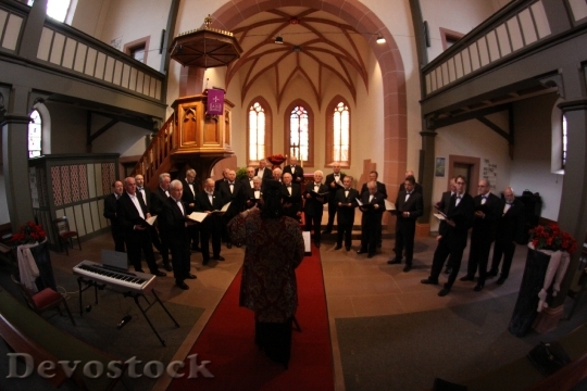 Devostock Church Choir Choir Church