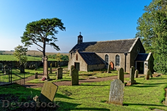 Devostock Church Churchyard Gravestones 970858