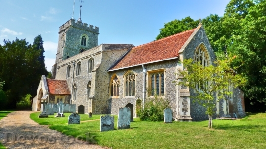 Devostock Church England Architecture English