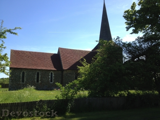 Devostock Church Fairstead Spire Steeple
