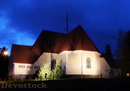 Devostock Church Faith Religion Night