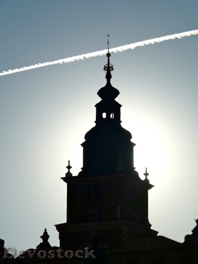 Devostock Church Krakow Silhouette 363409