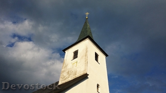 Devostock Church Lackenhof Steeple Religion
