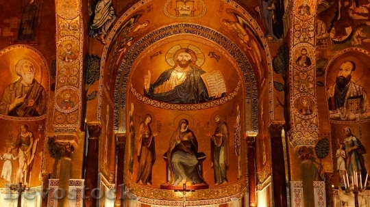 Devostock Church Mural Painting Fresco