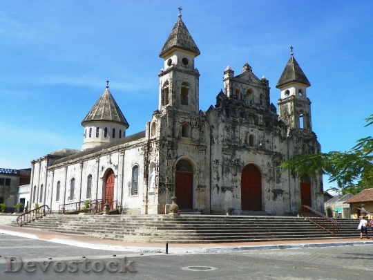 Devostock Church Nicaragua Colonial Religion