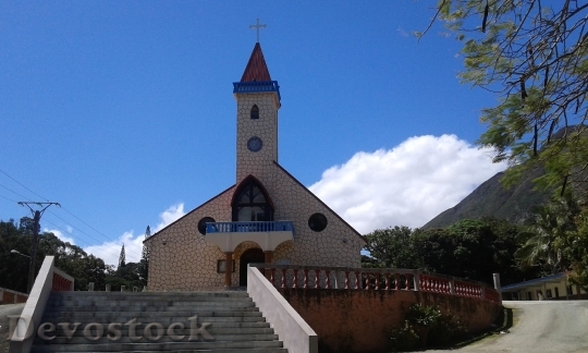 Devostock Church Prayer Church Plum