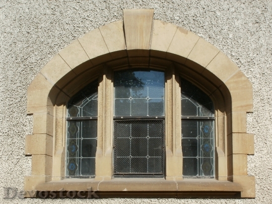 Devostock Church Protestant Hockenheim Window